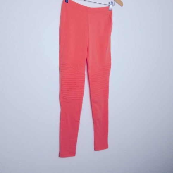 ZENANA Cotton MOTTO Small Scrunched Knee Jeggings/Leggings - Picture 3 of 5